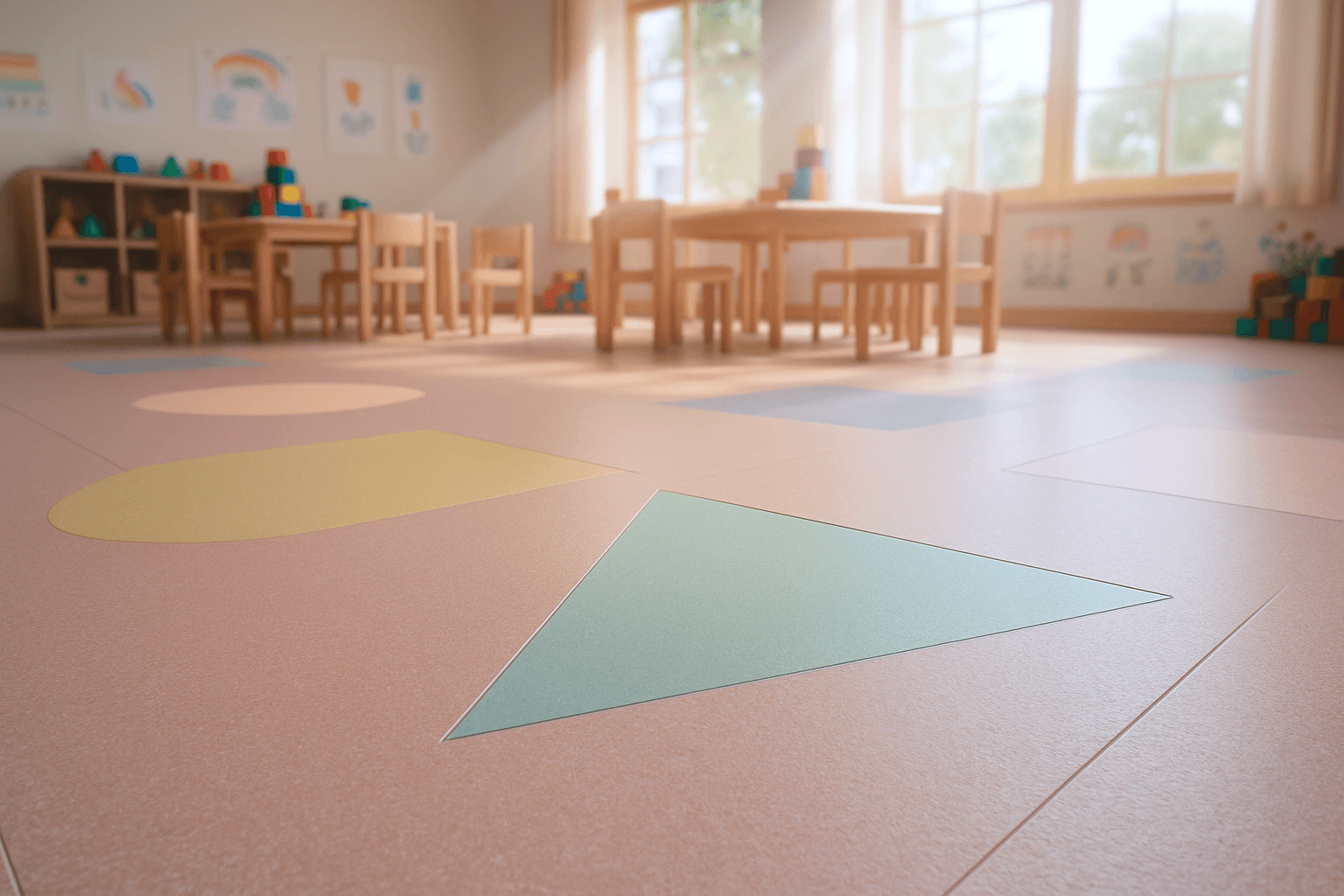 ANAOKULU PVC ZEMİN KAPLAMA