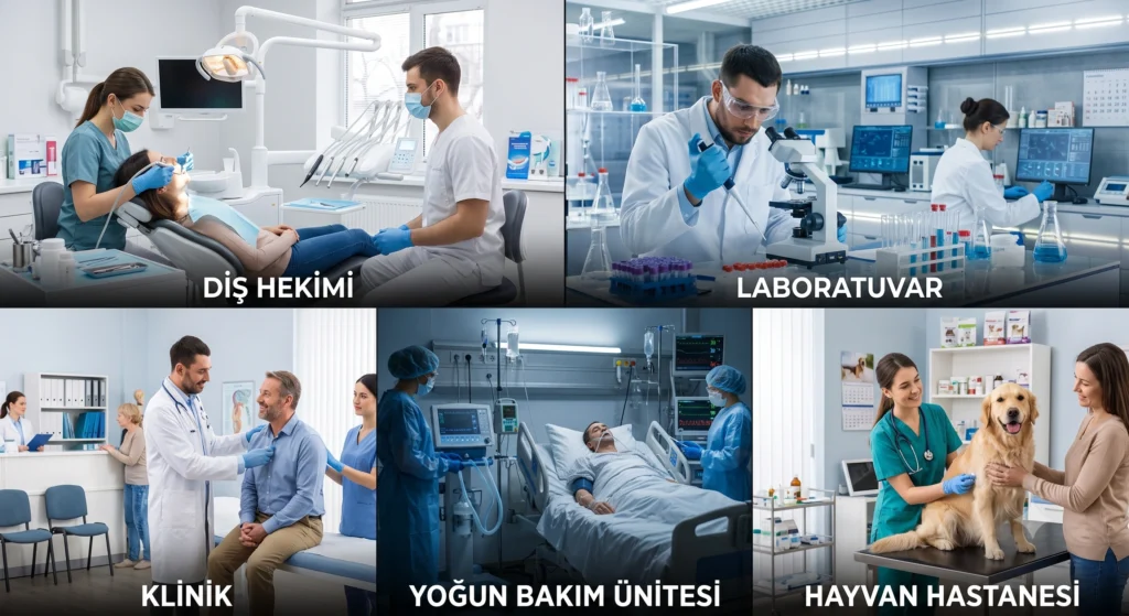antibakteriyel yer döşemesi kullanım alanları
