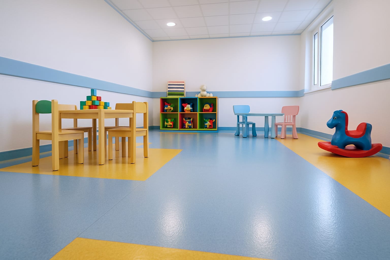 ana okulu pvc yer döşeme